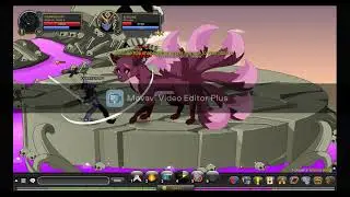 Defeating Kitsune 3rd Lord of Chaos | AQW | Solo
