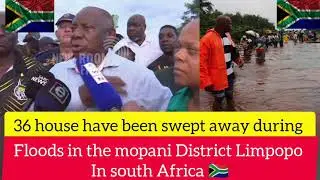 Наводнение разрушило 36 домов в Гияни, провинция Лимпопо, Южная Африка 🇿🇦, и унесло жизнь 5-летне...