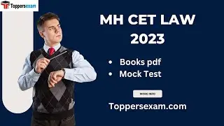 MH CET LAW Syllabus 2023, Mock Test, Question paper, Books pdf, MCQ, Study Material