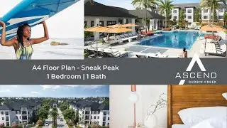 1 Bedroom 1 Bath | A4 Floorplan | Ascend Durbin Creek | Brand New Construction in St. Johns, FL!!