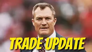 BIG 49ers GM John Lynch Update: Trade talks are happening, Mac Jones, George Kittle status report