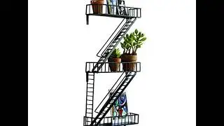 Design Ideas FireEscape Shelf