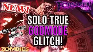 *NEW* COLD WAR ZOMBIES SOLO TRUE GODMODE GLITCH! (Forsaken)