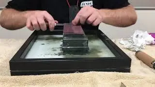 Jende Industries Demo ~ Sharpening a Double Hollow Ground Oboe and Bassoon Reed Knife