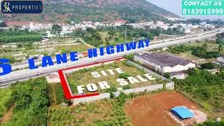 Prime Commercial Land for Sale in Anandhapuram Vizag | 4,251 Sq Yards North-Facing Plot