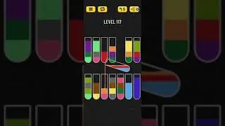 Water Sort Puzzle Level 117 Walkthrough Solution iOS/Android
