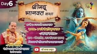 Live 🔴 Day 6 # श्रीमदभागवत कथा परेवाडीह, राजनांदगाव # पं.श्री यशवंत चौबे जी #श्री कथा अमृत #cg#2026