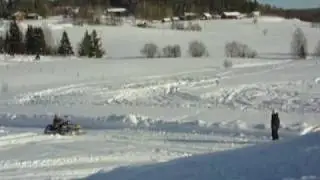 Snowmobile riding in Sidensj&ouml;