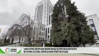 Filipino leaders nagpulong kaugnay sa 'Mosyon' sa Cultural Centre sa Main Street |OMNI News Filipino
