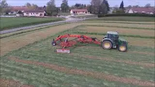 Ensilage d'herbe 2021☘ / John Deere 6120 M 🚜 / Rollspeed 6332