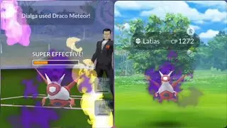 I defeated *GIOVANNI* and Caught *Shadow Latias* in Pokemongo..