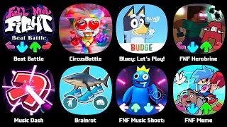 FNF Bluey, Bingo, Mackenzie, Cancan, Impostor Funk, Taeyai, Beat Battle, Guiding Sky, Doors Elevator