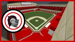 Custom Minecraft Indoor Baseball Stadium | TheCraftCrusader