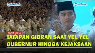 REAKSI Prabowo dan Gibran saat Yel yel Gubernur, TNI, Polri di Rakornas