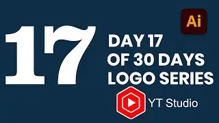 YouTube Studio Logo Design in Illustrator | Day 17 of 30 Days Logo Series | Design Loom Academy