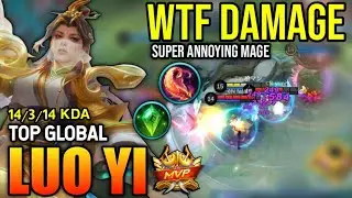 LUO YI BEST BUILD 2023 | TOP GLOBAL LUO YI GAMEPLAY | MOBILE LEGENDS