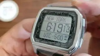 TIMEX Command Urban™ 47mm Leather Strap Watch, model TW2U92300VQ, Vibration alarm, 4K