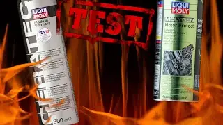 Ceratec Liqui Moly kontra Molygen Liqui Moly Clean Test 400&deg;C
