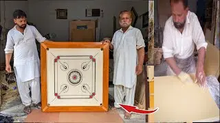 Fantastic Process of Making Carrom Board in Pakistan | How to Make Carrom Board