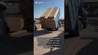 Fast and Efficient Lumber Truck Unloading