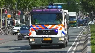 [Oude Sirene] Politie Amsterdam Hondengeleider en Takelwagen met spoed!