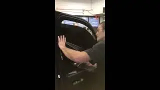 door tint, no heat gun