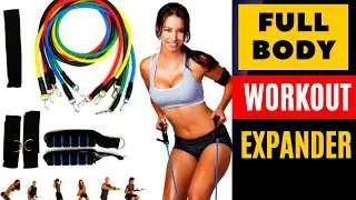Resistance Bands Set 11pcs with Aliexpress|  Full body Workout Expander 150lb