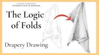 How to Draw a Drapery Step-by-step | Classical Drawing Techniques