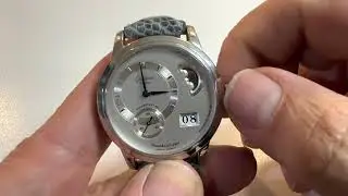 Glashutte Original PanoMaticLunar Automatic Moon Phase Box Papers model 90-02-02-02-04 HOW IT WORKS