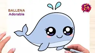 Como Dibujar una Ballena | Tutorial de Dibujo