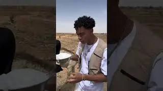 Trying Camel milk for the first time🐫