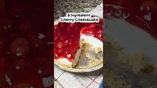 Чизкейк с вишней из 5 ингредиентов