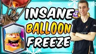 NEW BALLOON FREEZE SNOWBALL DECK! BALLOON BAIT DECK &mdash; Clash Royale
