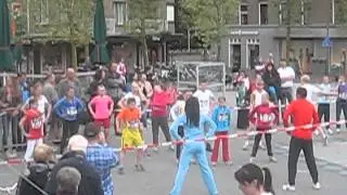 DJ-Twannie, Mini roparun op het marktplein in Wijchen 001