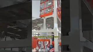 Three-layer co-extrusion film blowing machine.#Dexinda#filmblowingmachine#bagmakingmachine