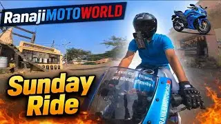 Sunday Ride Vlog 🏍️ | Sunlight ☀️ & Pure Riding | RanajiMotoWorld #vlog #motovlog #rider #ride 