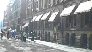 Filming of Captain America on the streets of Manchester about to start
