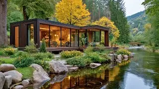 Modern Tiny House Retreat by the River | Peaceful Living