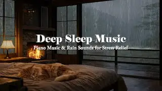 Relaxing Piano & Soft Rain 🌙 Healing Sleep Music for Insomnia, Deep Rest & Stress Relief