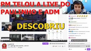 PAULINHO VENDO PM TELANDO SUA LIVE VAZOU 7 TELA PAULINHO FICOU MUITO CHATEADO