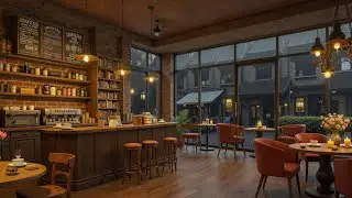 The Ultimate Rainy Coffee Shop Experience: Cozy Ambiance, Smooth Jazz, and Hot Drinks Await