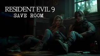 Requiem: Resident Evil 9 Save Room Ambience - Relaxing Dark Ambient Music [ZOMBIES  & RAIN]