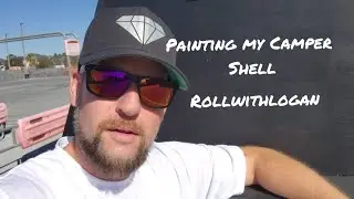 Painting My Camper Shell at Home Depot