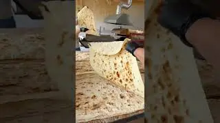 Armenian Lavash bread making - soft and crisp bread