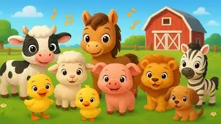 Old MacDonald's Farm + More Animal Song | Farm Animal Songs | Nursery Rhymes & Kids Songs