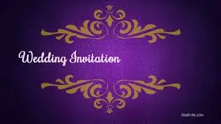My marriage invitation to my dear friends 🙂