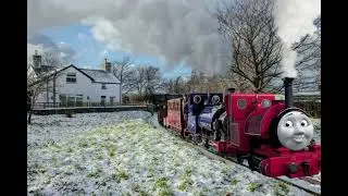 Tal-Y-Llyn and Skarloey Puffing Through the Talyllyn Snow 