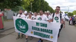 Dolazak svih učesnika marša mira u Memorijalni centar Potočari 10.07.2025.