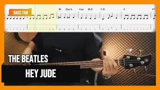 The Beatles - Hey Jude | Bass Cover + Tabs