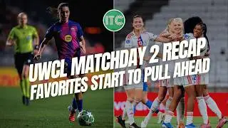 UWCL Matchday 2 DELIVERS! 🏆 Barcelona Lyon Arsenal Chelsea Wolfsburg Real Madrid All Grab 3 Points